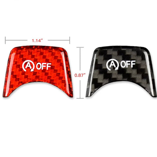 Carbon Automatic Stop Start Button Cover