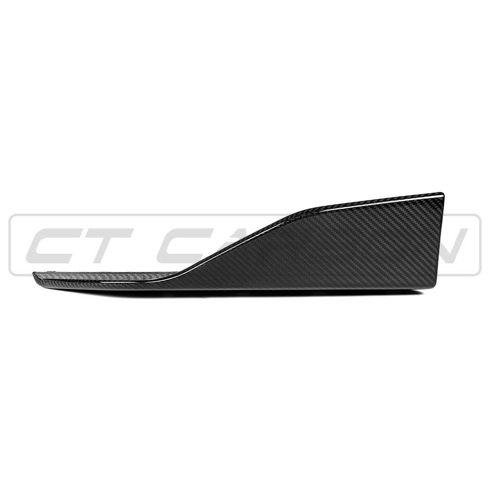 BMW 2 Series G42 Carbon Fibre Side Skirts – M Performance Style Side Splitters / Sill Extensions – Gloss Carbon Rocker Blades by CT Carbon for 2022+ 218i 220i 230i M240i Coupe