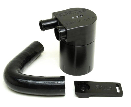 BMS Burger Motorsports S55 Oil Catch Can / Air Oil Separator AOS – Double-Baffle PCV Catch Tank for BMW M2 Competition M3 M4 (F87 F80 F82 F83) – Closed-Loop Crankcase Breather, Blow-By Control Kit