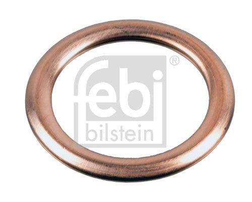 Febi Bilstein 44850 Copper Oil Drain Plug Seal/Gasket – Sump Plug Washer 16 x 22 x 2 mm | Copper Sealing Ring | OE 77 03 062 062