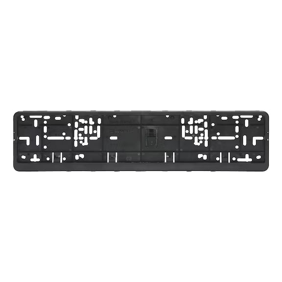 Plain Black Number Plate Surrounds β Sold as a Pair