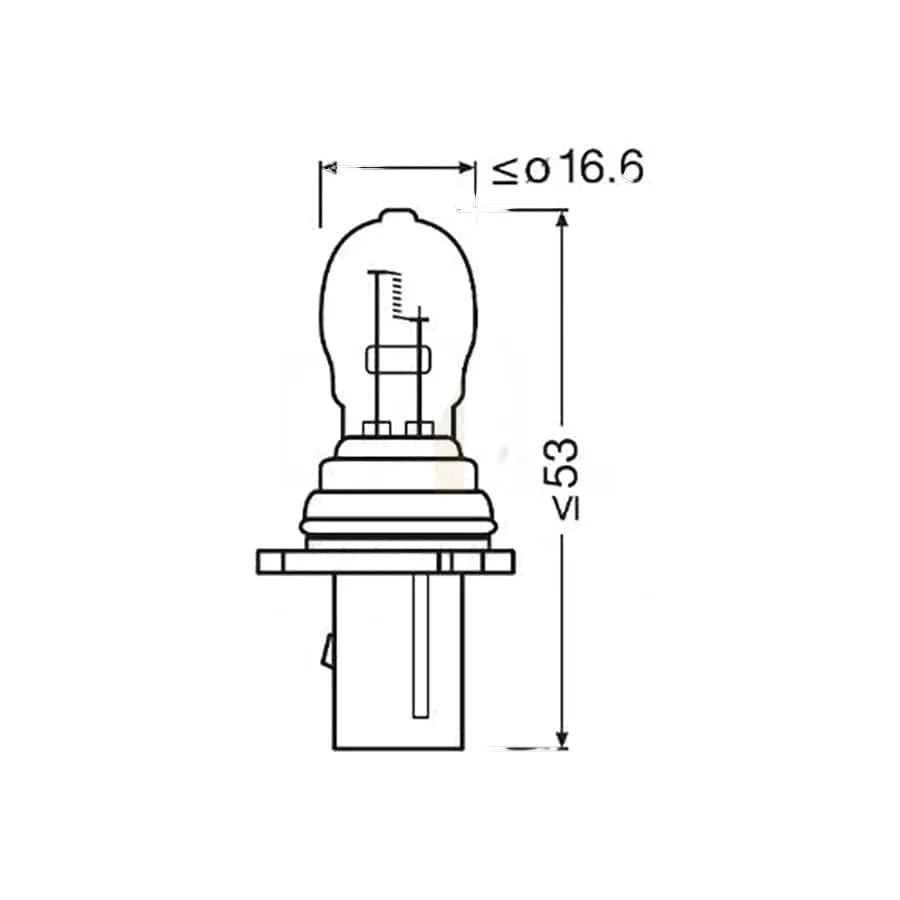 OSRAM 6851 PSX26W Halogen for BMW X5 F15 & F85 (X5 M) - Front Side Light/Sidelight/Position/Parking/Marker Bulb - 12V 26W PG18.5d-3 Base - OE Spec OEM Direct-Fit Replacement Lamp