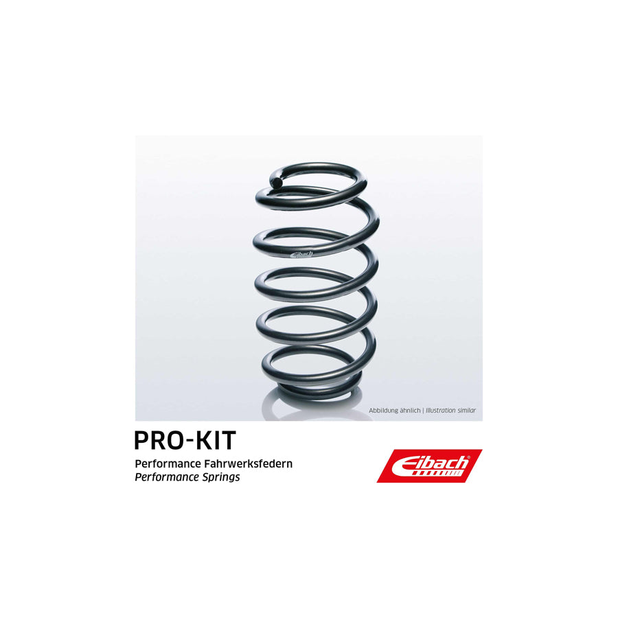 Eibach Pro-Kit Front Suspension Coil Spring (Single) for BMW 3 Series (3-Series) Sport Suspension/Chassis – Front Strut/Road Spring Axle 1, OE-Spec Replacement, Genuine Performance Upgrade – F11-20-014-17-VA / EIBACH-F112001417VA