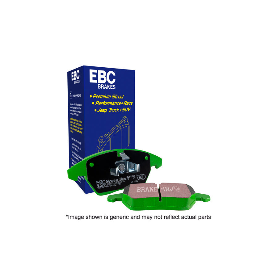 EBC DP2298 Greenstuff Rear Brake Pads for Lotus Esprit S1 S2 S3 Turbo (1976-1985) - Girling/TRW Rear Caliper - ECE R90 Approved Fast Road