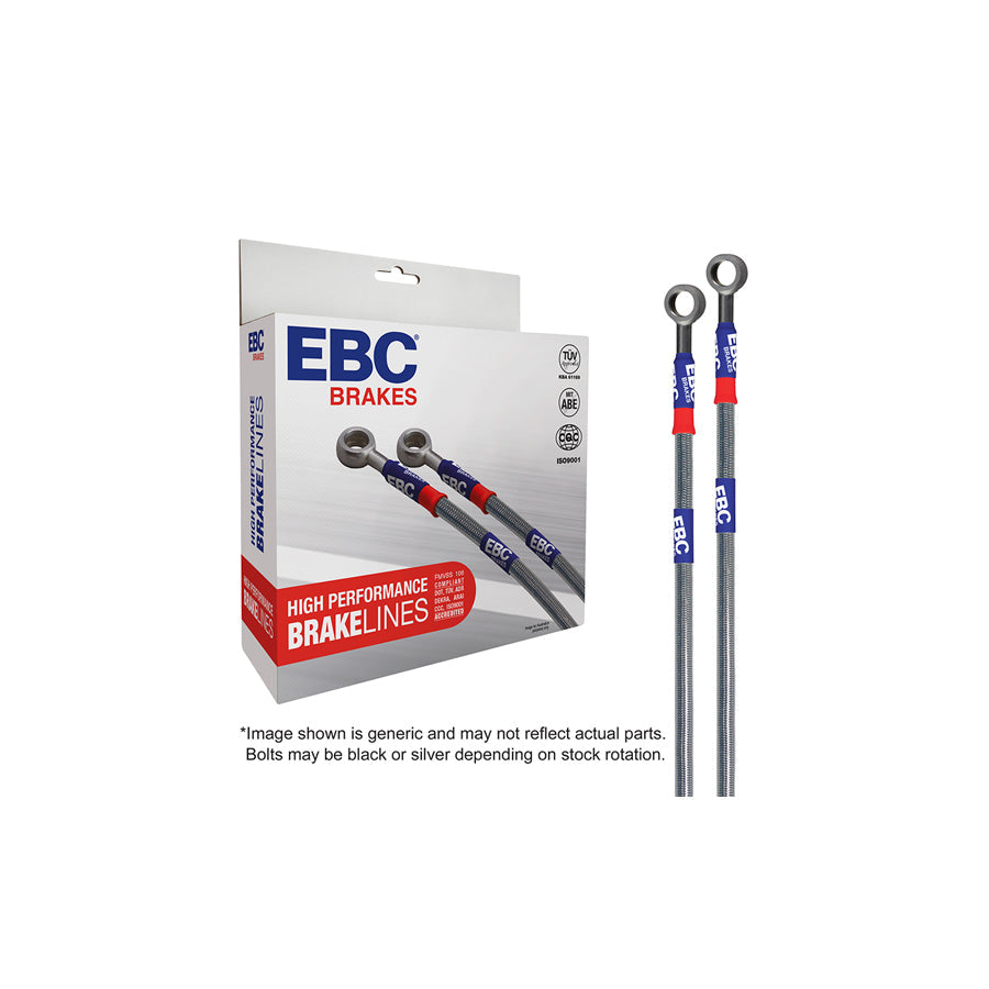 EBC Brakes PLK1011 Audi RS5 B8 4.2 V8 2010-2016 Yellowstuff Front & Rear Brake Pads + Braided Stainless Lines Kit - Fast Road/Light Track Performance Upgrade - Includes BF307+ Super DOT 4 Fluid