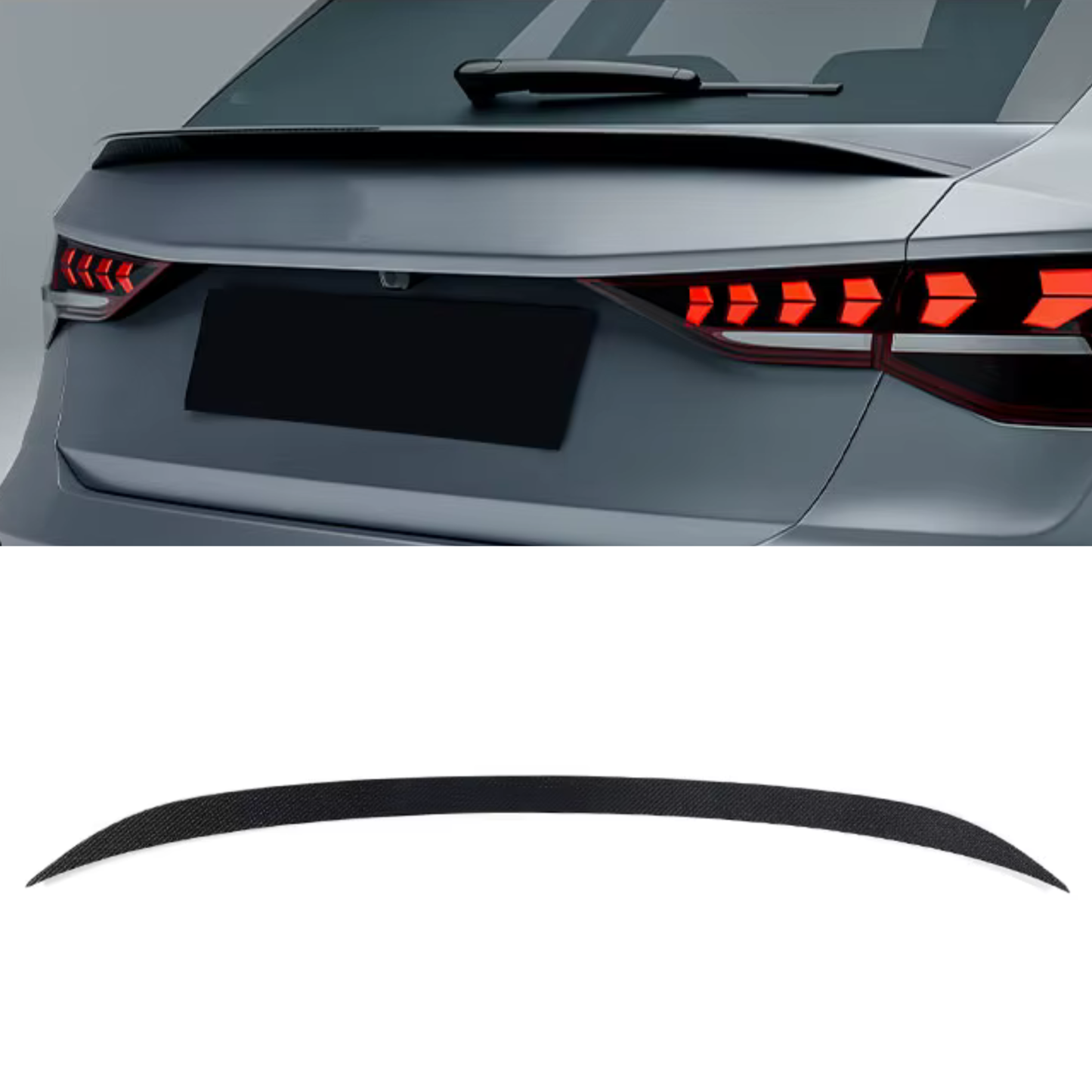 Audi A3/S3/RS3 8Y Carbon Fiber Rear Mid Spoiler Wing Sportback