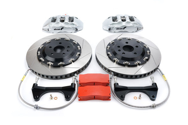 Paragon Alcon Mono 6 Big Brake Kit – Front – BMW 3 Series (E46) – 6-Piston Calipers, 355x32mm 2-Piece Floating Rotors – Direct Bolt-On Street & Track – PN PARAGON-PBK.50.081.355.320.TL.01.0x.Px.F