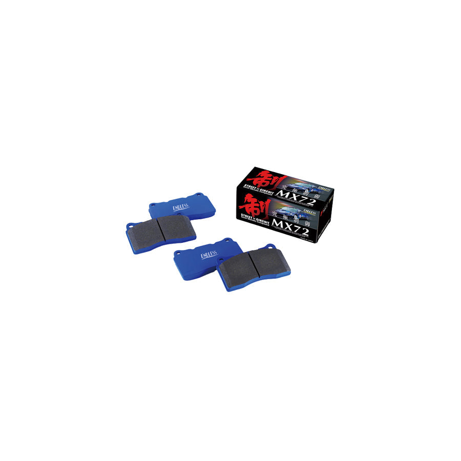 Endless MX72 Front Sport Brake Pads MX72-EIP289 for BMW M5 F90, M8 (Coupe/Convertible/Gran Coupe 2019-), X5M G05, X6M G05 Fast Road/Street-to-Track, Low Dust Ceramic Carbon Metal