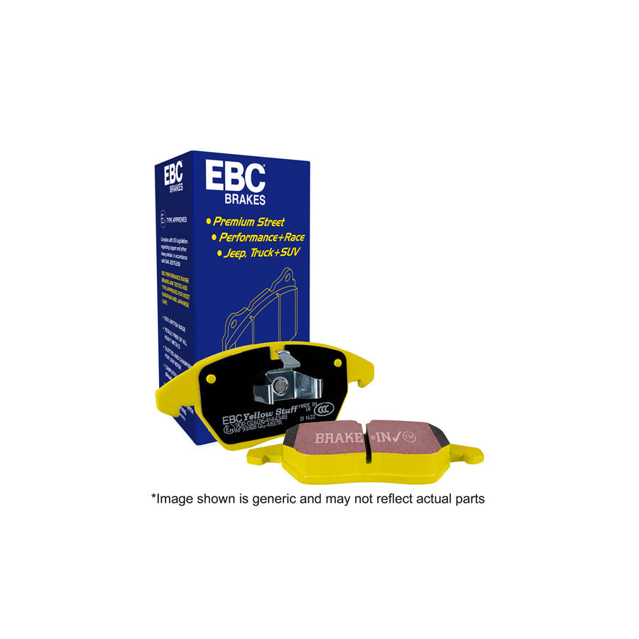 EBC Yellowstuff DP42375R Rear Brake Pads for Alpine A110 & A110 S | Brembo Rear Caliper | Fast Road & Track | R90 Approved