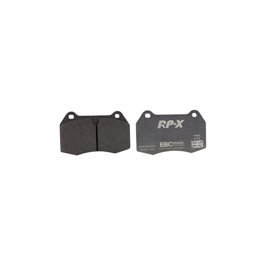 EBC Racing DP81644RPX RP-X Full Race Front Brake Pads for Akebono/Brembo Calipers - Honda Civic Type R FD2, Integra DC5 Type R, Nissan 350Z, Skyline V35, Stagea C34