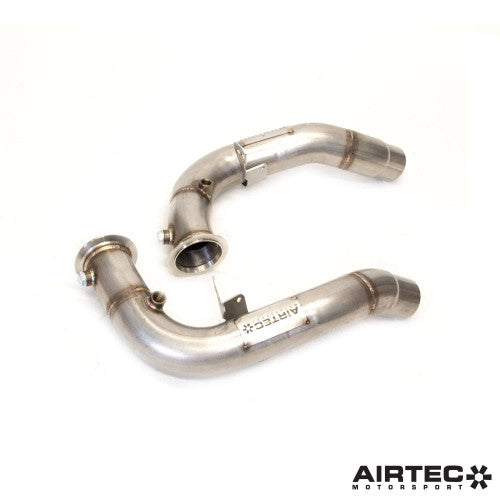AIRTEC Motorsport Catless/Decat Downpipes for BMW M5 F10 & M6 F06 F12 F13 (S63/S63TU S63B44TU) – Turbo Cat Delete Race Downpipe Set, Stainless, Stage 2 Ready