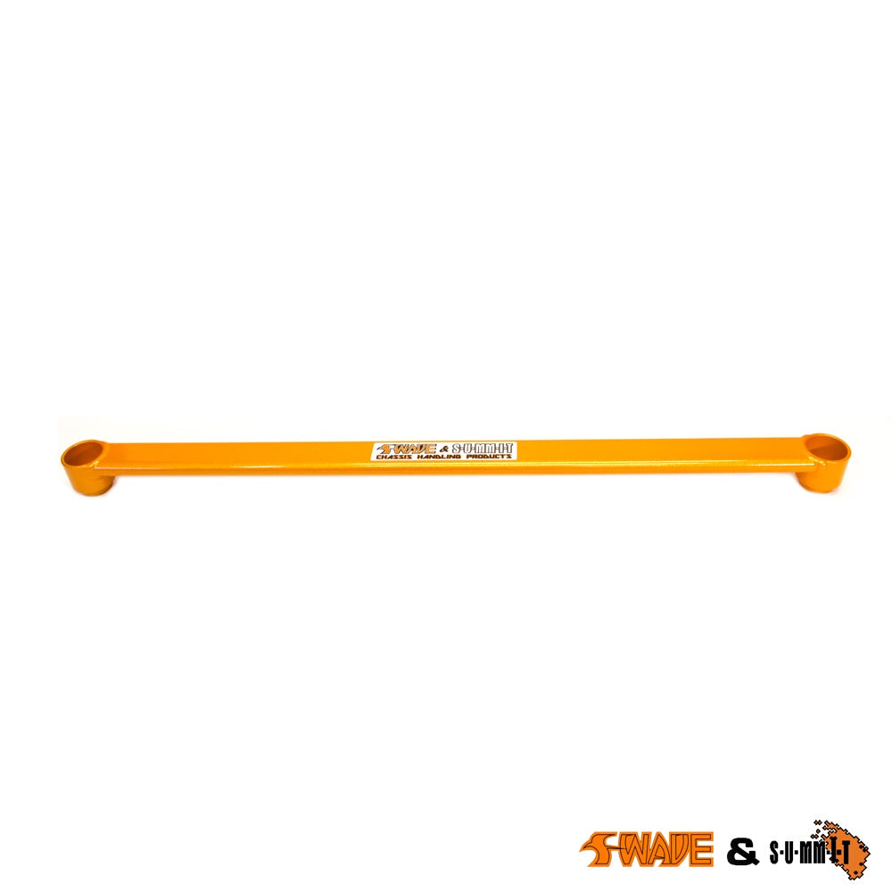 SWAVE & SUMMIT Front Lower Subframe Tie Bar/Control Arm Brace | Engine Cradle Brace/Front Cross Bar | Ford Focus MK4/Mk4 (2018+) ST 2.3, 1.0 & 1.5 EcoBoost | Underbody Chassis/Lower Arm Brace, Aluminium 2-Point