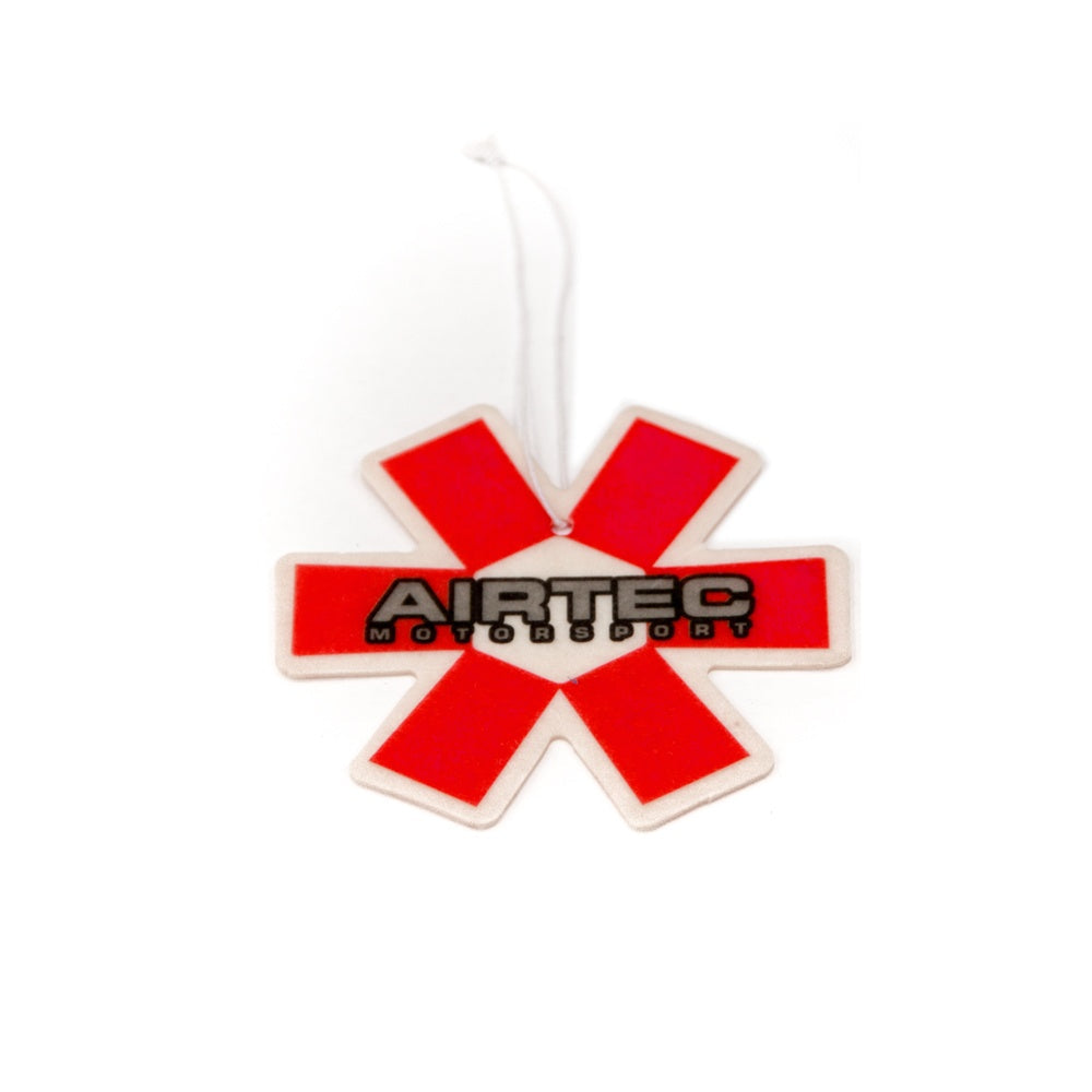 AIRTEC Motorsport Red Hanging Car Air Freshener Black Ice Fragrance | Genuine AIRTEC Logo, Universal Interior Accessory