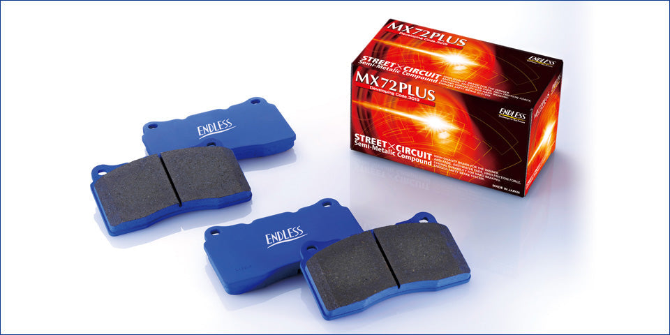 Endless MX72 Plus Front Sport Brake Pads - Toyota Altezza RS200, Aristo JZS161, Supra JZA80 Non-Turbo, Lexus SC430 | Street/Track Performance | Ceramic Carbon Metal | MX72P-EP292