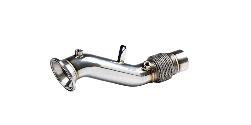 Stone Exhaust BMW B46 Catless Downpipe (Non-OPF) - Decat Turbo Downpipe, Stainless - 230i 330i 430i 520i 530i - F22 F23 F30 F31 F34 F32 F33 F36 G30 G01 X3 G02 X4 - A224P