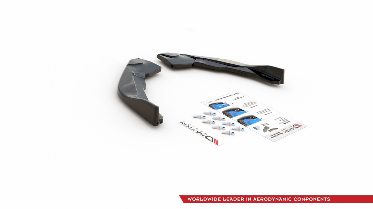 Maxton Design - REAR SIDE SPLITTERS TOYOTA COROLLA MK12 HATCHBACK (2019-2023)