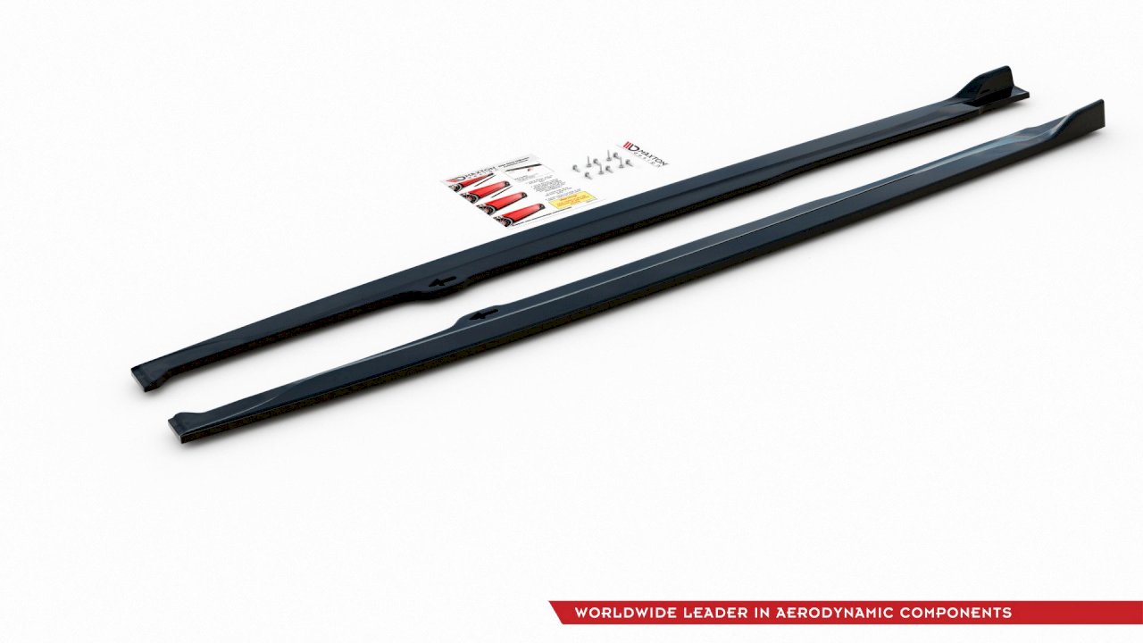 Maxton Design - SIDE SKIRTS DIFFUSERS TOYOTA COROLLA MK12 HATCHBACK (2019-2023)