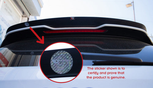Maxton Design Gloss Piano Black Boot Lid/Trunk Lip Spoiler Cap Extension Decklid Wing - BMW M3 E36 1992-1999 - GTS Style ABS 3M Stick-On Tailgate Edge