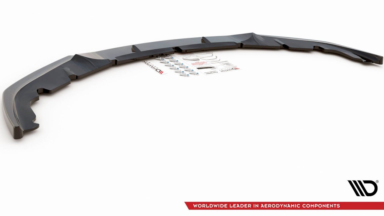 Maxton Design - FRONT SPLITTER V2 PORSCHE PANAMERA TURBO 970 FACELIFT (2013-2016)