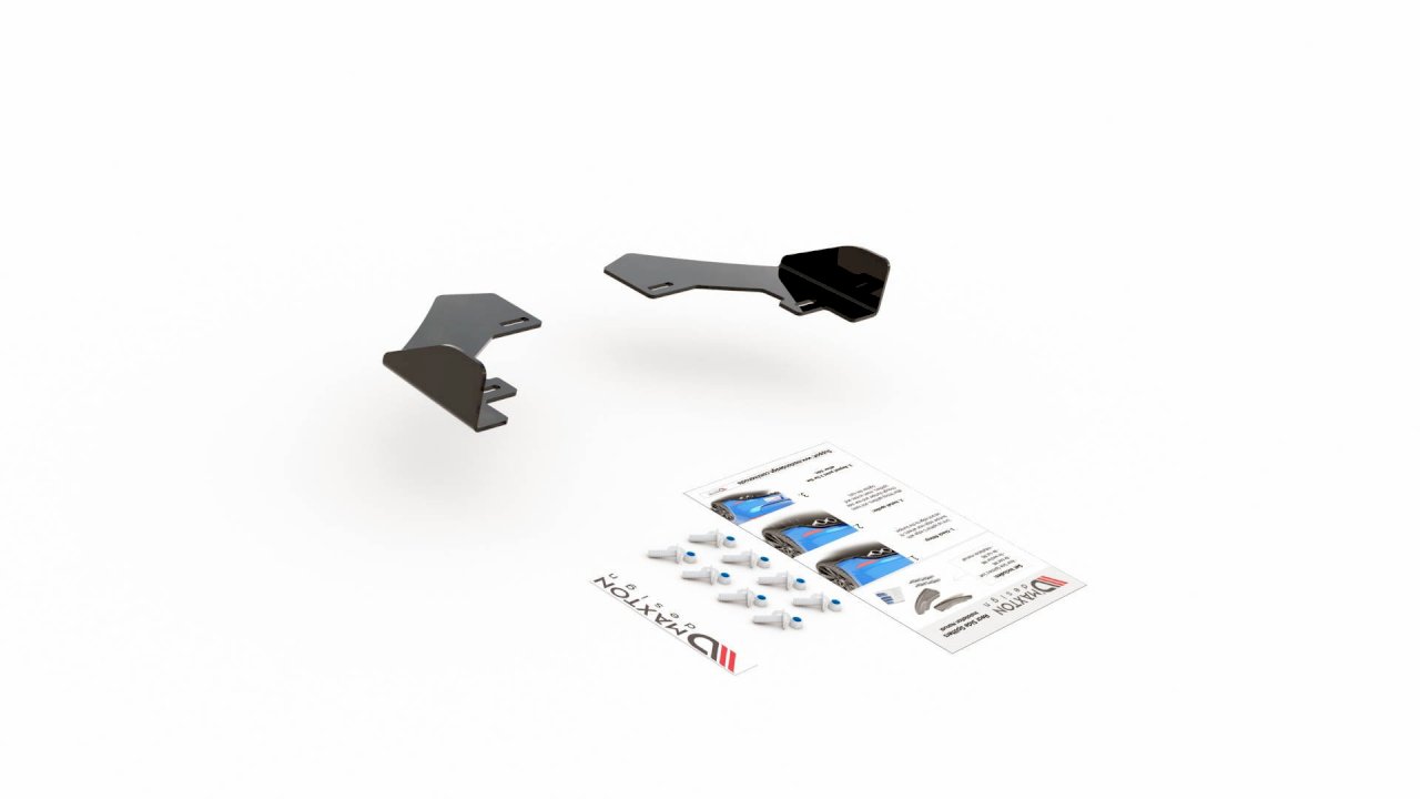 Maxton Design - REAR SIDE FLAPS VW POLO GTI MK6 (2017-)