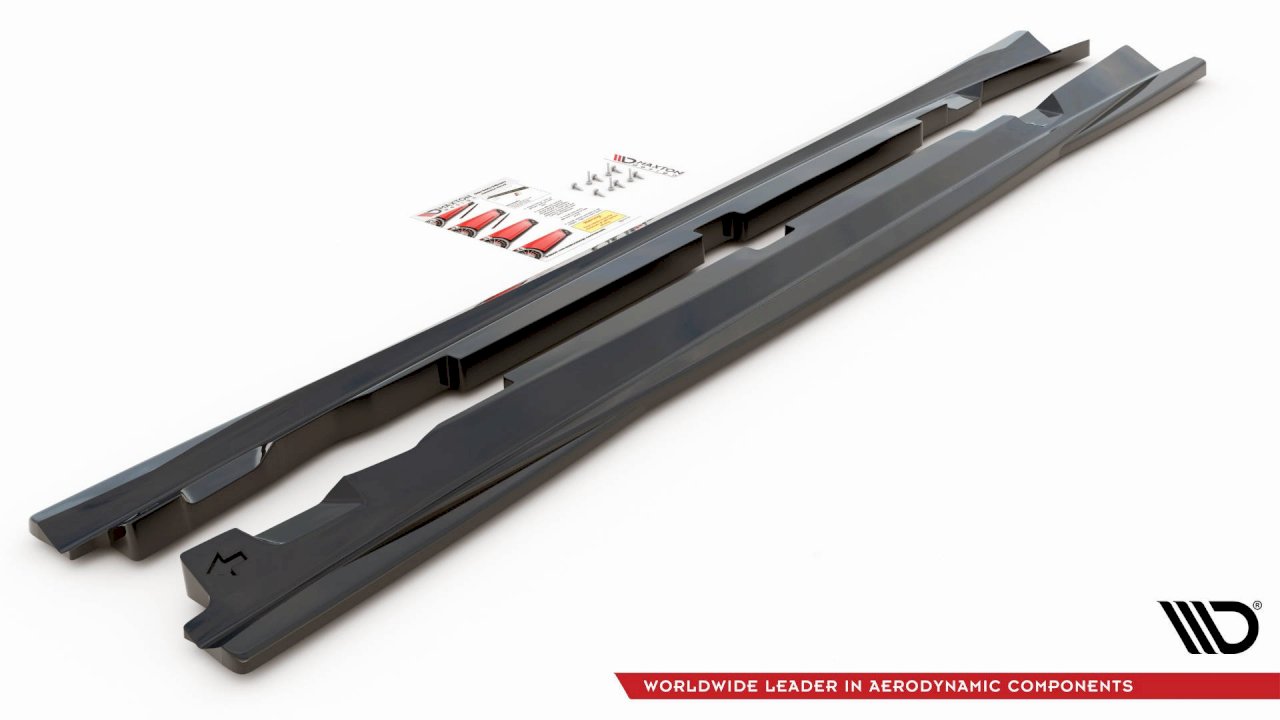 Maxton Design - SIDE SKIRTS DIFFUSERS MERCEDES AMG GT 53 4-DOOR COUPE (2018-)