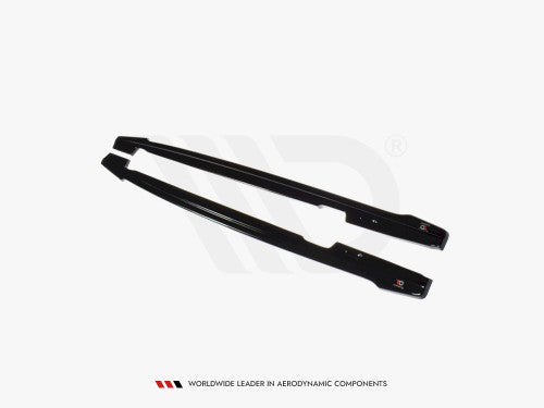 Maxton Design Gloss Black Side Skirt Extensions/Splitters for BMW 1 Series E81/E87 Facelift 2007-2011 (3dr & 5dr Hatchback) Pair