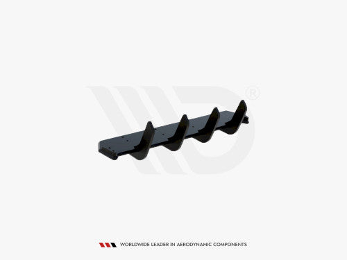Maxton Design Racing Durability Rear Diffuser V4 / Rear Splitter BMW M140i (F20 F21) 20162019 10mm ABS Matte Black