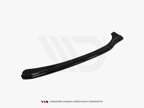 Maxton Design Gloss Piano Black Centre Rear Lower Lip/Splitter Diffuser for BMW 3 Series E46 Coupe 1999-2003 M Sport M Tech M Aerodynamics | Bumper Extension Valance Under Spoiler Skirt | ABS | No Fins/Vertical Bars