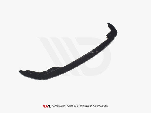 Maxton Design V.3 Gloss Black Front Splitter / Front Bumper Lip Spoiler for BMW 3 Series G20 M Sport 2019-2022