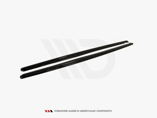 Maxton Design ABS Gloss Black Side Skirt Splitters/Extensions for BMW 3 Series E92 Coupe M Sport 20062009 (Pair) with Fitting Kit