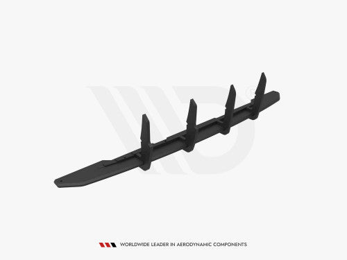 Maxton Design Street Pro Rear Diffuser, Valance & Bumper Lip for BMW 4 Series G22 Coupe M Sport (M-Pack) 2020+ - Black Rear Splitter/Aero Insert Performance Upgrade - Fits 420i 430i M440i