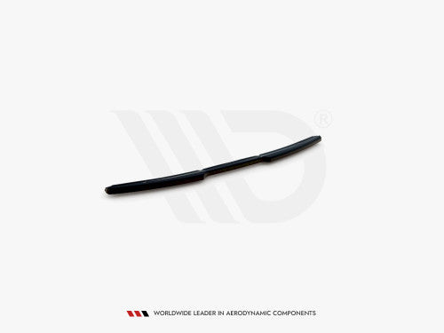 Maxton Design Gloss Piano Black Rear Centre/Center Splitter Diffuser Insert for BMW 6 Series GT G32 6GT M Sport (M-Pack) 2017-on – Rear Valance Lower Bumper Lip Spoiler ABS