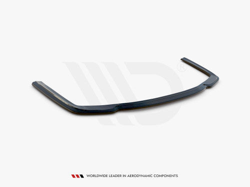 Maxton Design Gloss Piano Black Rear Diffuser, Centre Splitter Lip & Lower Spoiler Valance for BMW 7 Series G11 M Sport (M Pack) 2015-2018 Rear Bumper Insert / Skirt Extension