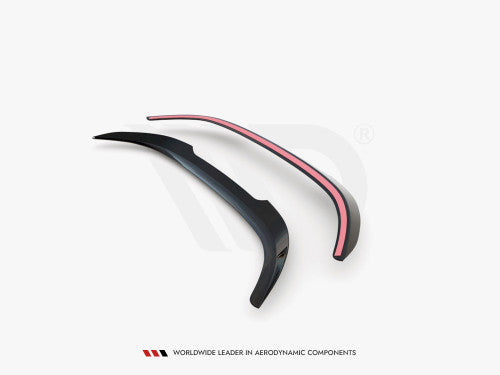 Maxton Design High Gloss Piano Black Bootlid/Trunk Lip Spoiler Cap – BMW 8 Series G15 Coupe 2018+ M Sport/M Pack | Adhesive Stick-On Decklid Ducktail Rear Lip Extension ABS
