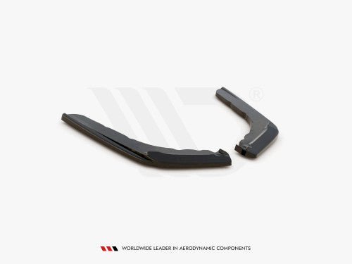 Maxton Design V1 Gloss Black ABS Rear Side Splitters (Rear Spats) for BMW M4 F82 Coupe 2014-2020