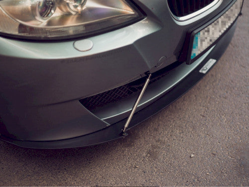 Maxton Design Racing Style Front Splitter / Front Lip Spoiler / Chin Spoiler for BMW Z4 E86 Coupe (2006-2008) ABS Front Bumper Lip / Valance Apron Extension / Bumper Extension Aero Lip Add-On
