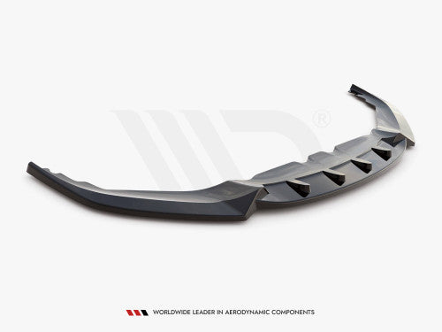 Maxton Design V3 Gloss Piano Black Front Splitter / Front Lip / Chin Spoiler for BMW 8 Series G15 (Coupe 2018+) & G16 (Gran Coupe 2019+) M Sport (M-Pack) - Bumper Lip Valance Air Dam / Lower Spoiler / Front Diffuser