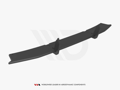 Maxton Design Street Pro Rear Diffuser / Splitter Insert, Satin Black - BMW 8 Series Gran Coupe G16 M Sport (M Pack) 2019-2024 - Rear Valance/Apron Lower Bumper Lip Spoiler