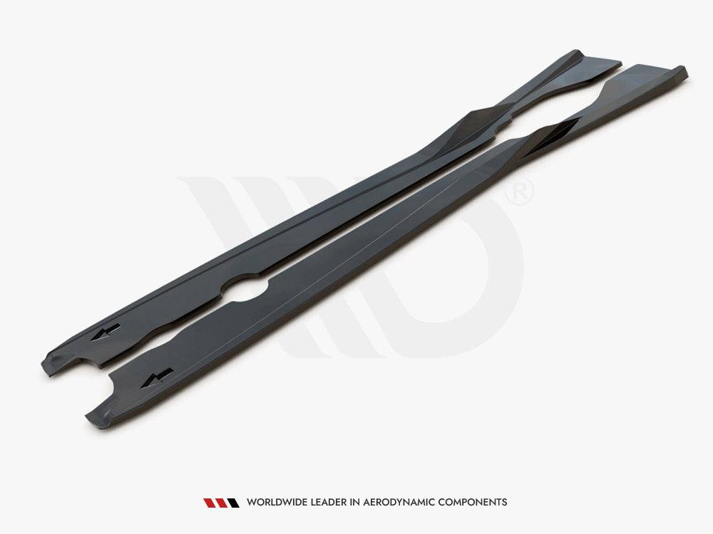 Maxton Design - SIDE SKIRTS DIFFUSERS CHEVROLET CORVETTE C8 (2020-)