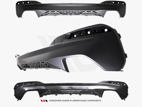 Maxton Design Rear Diffuser Valance for BMW 5 Series (5er) G30 G31 M Sport/M Pack 2017-2020 - Rear Bumper Lip Spoiler/Skirt/Apron Insert - Undertray Lower Diffuser Panel for Saloon & Touring (Sedan/Estate) - OEM+ Rear Splitter Upgrade