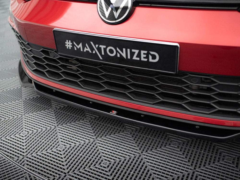 Maxton Design - FRONT SPLITTER V.2 + FLAPS VOLKSWAGEN GOLF GTI / GTE / R-LINE MK8