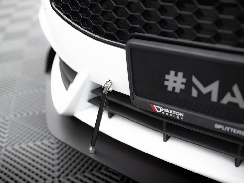 Maxton Design - Front racing splitter Fiesta MK7 ST facelift (With wings)