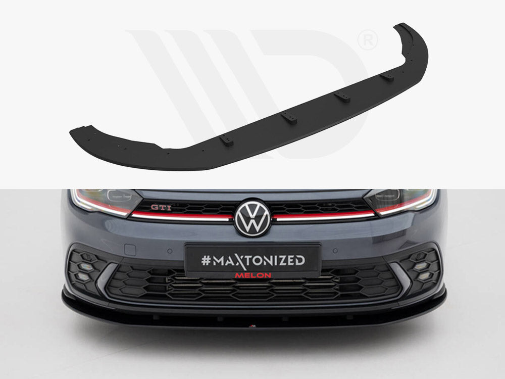 Maxton Design - Street PRO Front Splitter Volkswagen Polo GTI Mk6 Facelift