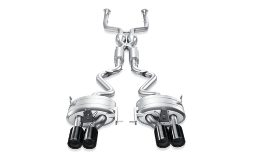Akrapovic Evolution Line Titanium Cat-Back (Catback) Exhaust for BMW M3 E92/E93 S65 V8 2007-2013 | Resonated X-Pipe, 100-Cell Sports Cats | Lightweight Performance System | Optional Carbon Fibre Quad Tips