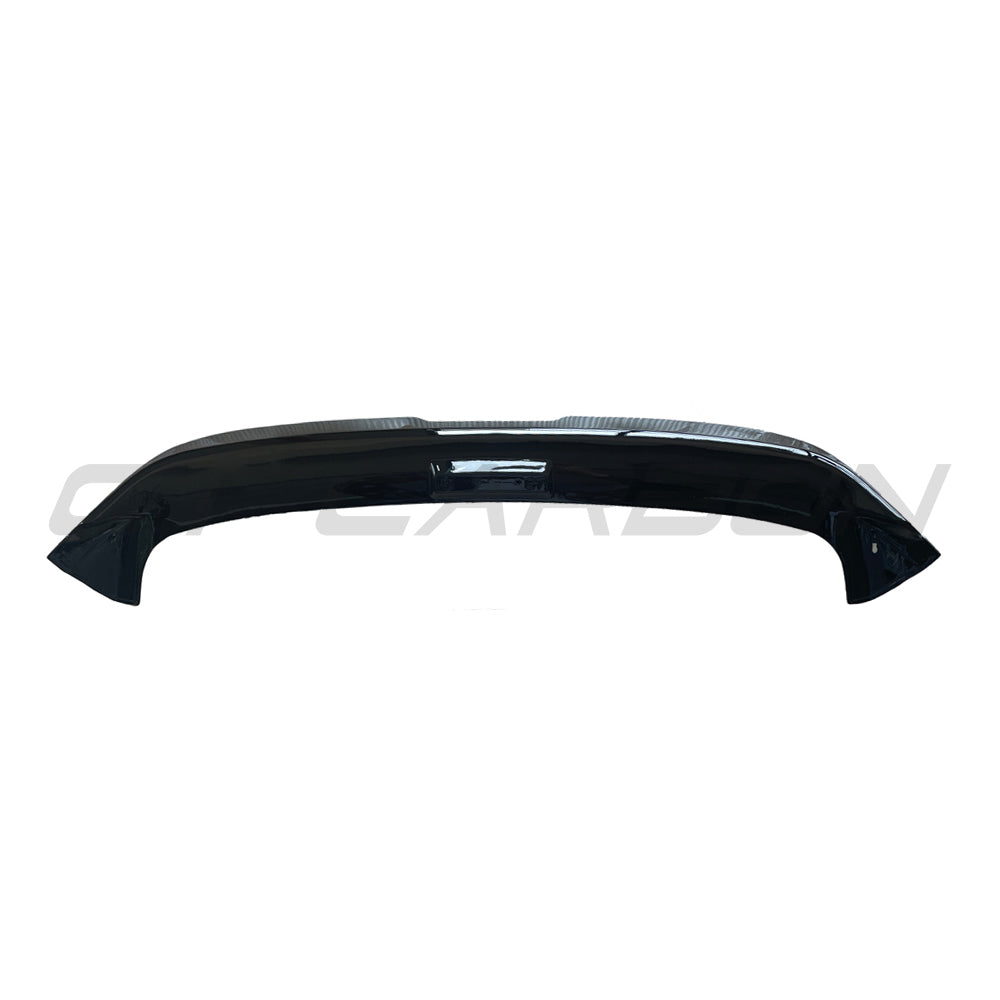 Volkswagen Golf 7/7.5 (MK7/MK7.5) 2014-2020 Roof Spoiler / Rear Wing – Gloss Piano Black ABS V2 – Fits GTI, R, GTD, R-Line Hatchback – Tailgate Boot Lip Spoiler Extension Roof Lip – CT Carbon