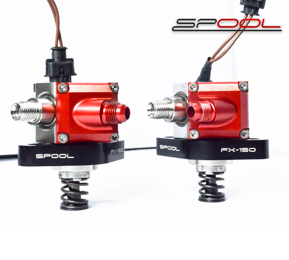 Spool Performance FX-150 Twin HPFP Upgrade Kit for BMW M5/M6 S63 S63TU (F10 F90 F06 F12 F13) – High Pressure DI Fuel Pump Pair, Plug & Play Drop-In, E85 Flex Fuel Safe, +50% Flow – Rail Pump/Fuel System Upgrade for Hybrid & Big Turbos