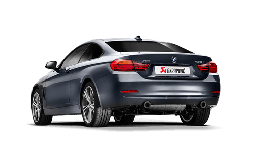 Akrapovic Evolution Line (SS) Cat-Back Exhaust (Catback) + Evolution Link Pipe Set for BMW 4 Series 435i F32 F33 F36 2013-2015 | Stainless Valved Performance Exhaust with Carbon Fibre Tips | Twin Centre Link Pipes | xDrive Compatible