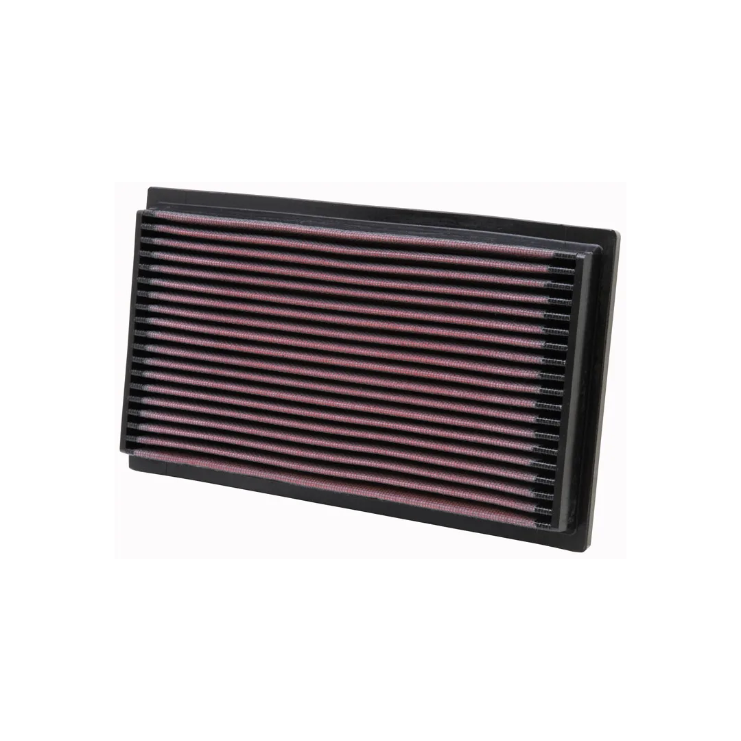 K&N 33-2059 High-Flow Washable Panel Air Filter - Reusable Drop-In OEM Replacement Intake Filter for BMW E30/E36 3 Series, E28/E34 5 Series, Z1, E31 8 Series - Fits Nissan Navara NP300 D23 2.3 dCi Pickup - Cotton Gauze Air Cleaner Element