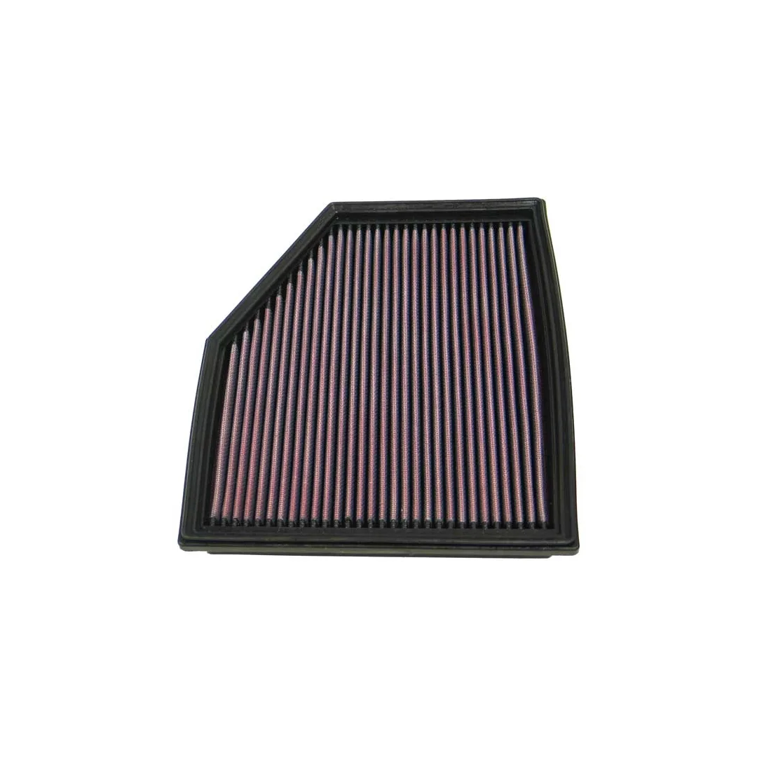K&N 33-2292 Performance Engine Air Filter Panel, Washable Reusable Drop-In for BMW E60/E61 5 Series 520i 523i 525i 525xi 530i 530xi, E63/E64 6 Series 630i, Z4 E85/E86 - Cotton Gauze OEM Replacement Intake Filter N52 N53