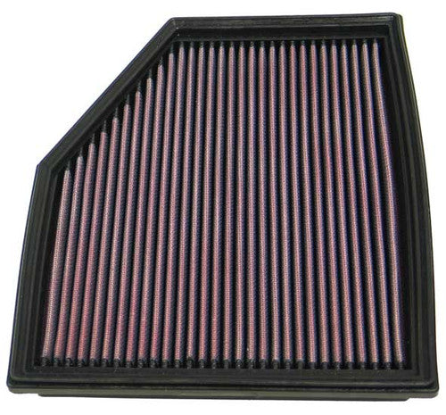 K&N High-Flow Washable Panel Air Filter/Intake Induction Element for BMW 5 Series E60/E61 523i 525i 525xi 530i 530xi (2005-2010) - Lifetime Reusable OEM Drop-In Cotton Gauze Replacement, Petrol/Gasoline, Saloon & Touring xDrive